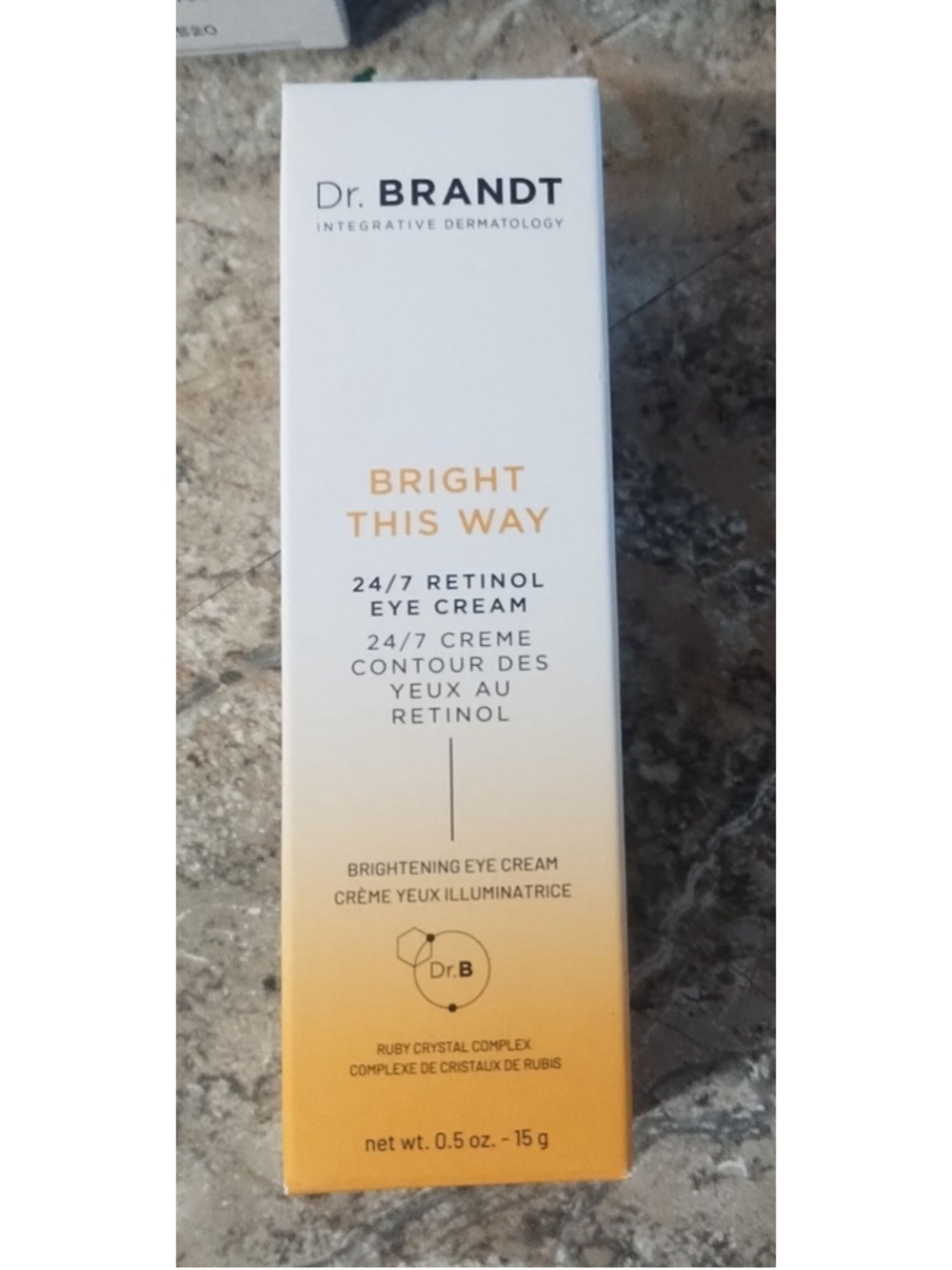 Dr Brandt Bright This Way 24/7 Retinol Eye Cream 0.5 oz 15g